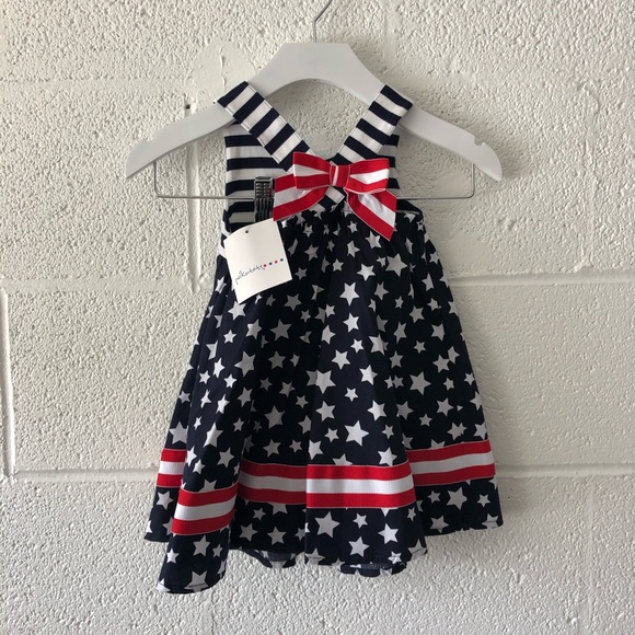 Polka Tots Patriotic dress sz: 12M NWT - Picture 6 of 7